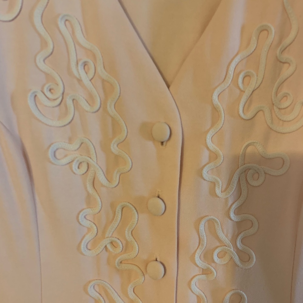 Pale peach Womens dress - Picture 2 of 7